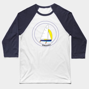 Thistle Sailboat Baseball T-Shirt